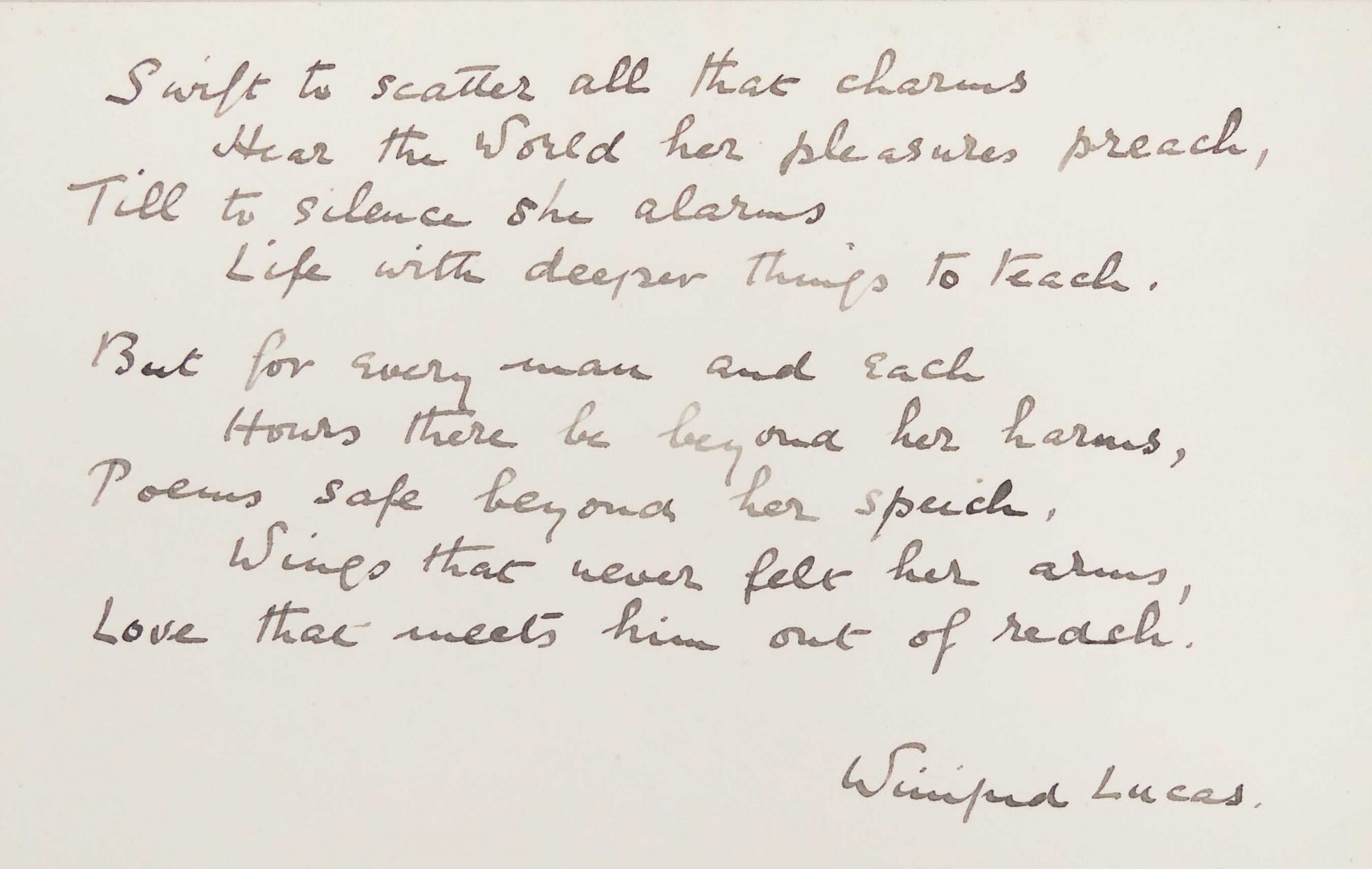 Handwrite Poem Poems, with small collection of handwritten letters and copies of poems ...